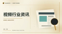 视频行业速递栏目视觉
